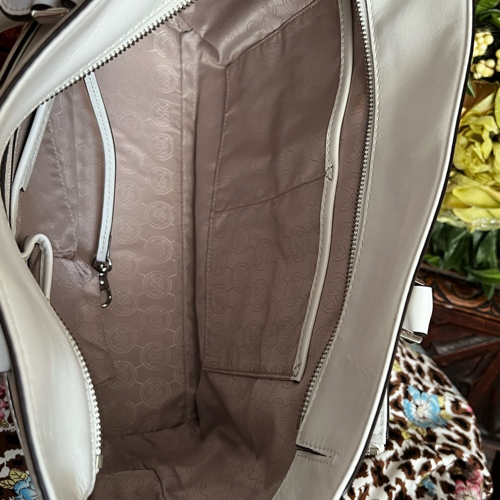 ๐นRUNWAY MICHAEL KORS GLSSS/LEATHER BAG ๐นRARE MK COUTURE BAG - Picture 4 of 15